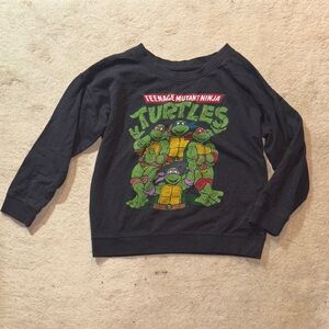 Teenage Mutant Ninja Turtles Gray Kids Sweatshirt